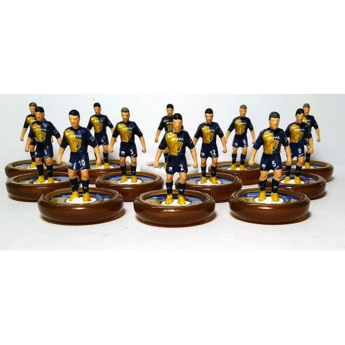 Subbuteo Andrew Table Soccer Unam Pumas 2019-20 away kit on WSB Professional bases